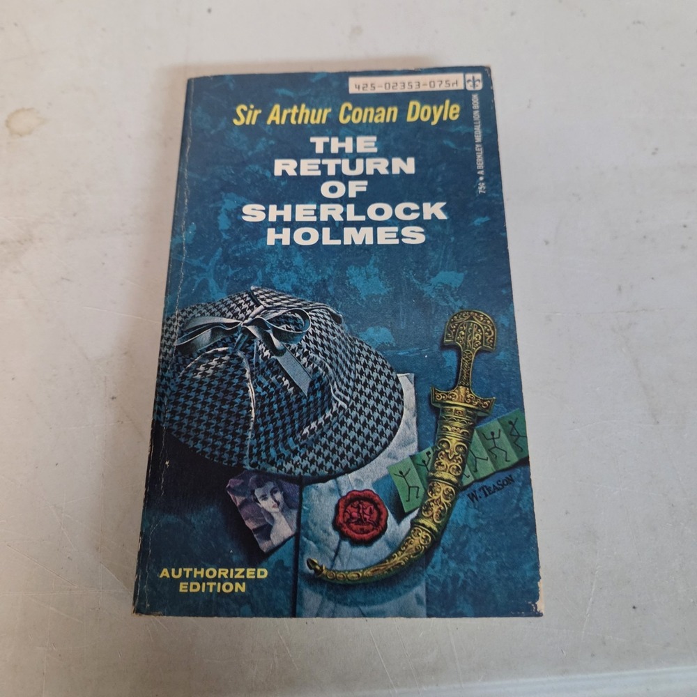 Sir Arthur Conan Doyle THE RETURN OF SHERLOCK HOLMES Berkley Medallion 1963 11th